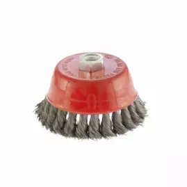 Щетка для УШМ 150 мм "чашка" витая СЕВ Щетка для УШМ 150 мм "чашка" витая СЕВ