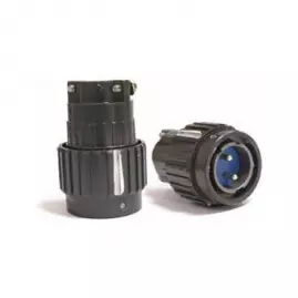 Разъем 2 pin, вилка "папа" (для горелки TIG, КЕДР TIG-200Р/315BP AC/DC)