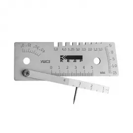 Шаблон сварщика  КЕДР УШС-3 с калибровкой Шаблон сварщика  КЕДР УШС-3 с калибровкой