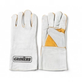 Краги спилковые Grovers H-796, белые Краги спилковые Grovers H-796, белые