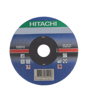 Круг зачистной по металлу Hitachi 125х6х22