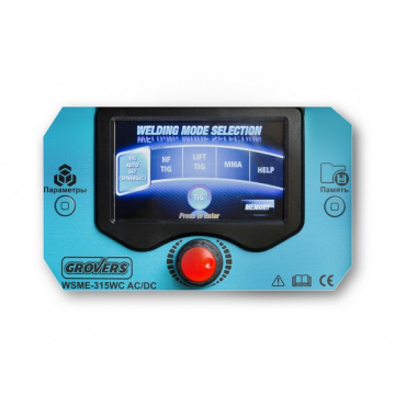 Аргонодуговой сварочный инвертор GROVERS WSME315 WC  AC/DC Pulse (LCD). Фото 3