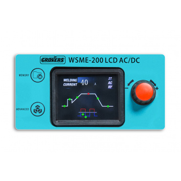 Аргонодуговой сварочный инвертор GROVERS WSME-200 LCD AC/DC. Фото 2