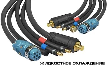 К-т соединительных кабелей для п/а КЕДР AlphaMIG-500S Plus + AlphaWF-1/AlphaWF-2 жид.8012681-002 5м