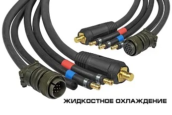 К-т соединительных кабелей для п/а КЕДР MultiMIG-5000DP NEO LCD+ MultiWF-8 NEO LCD (5м) жидк
