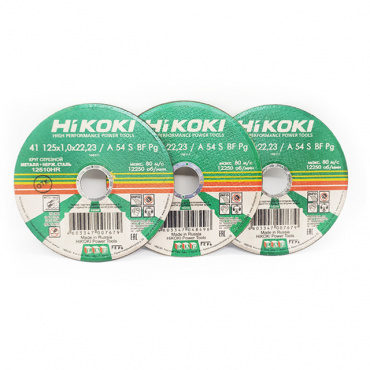 Круг отрезной 125x1,2x22,23 A 54 HITACHI / HiKoki металл